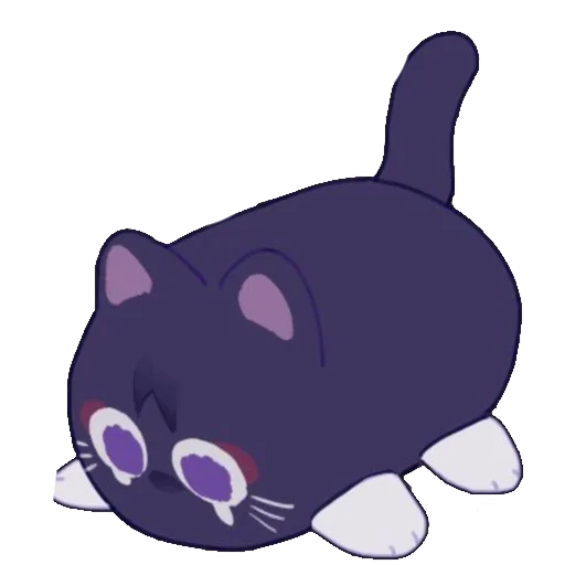 🟣 Стикер «Cat Scaramouche» для Telegram