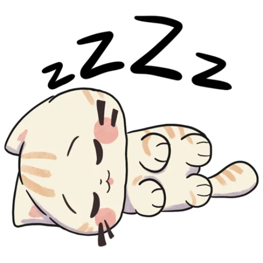🛌 Стикер «Кица» для Telegram