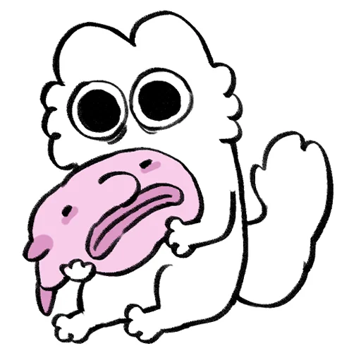😖 Стикер «pipka» для Telegram