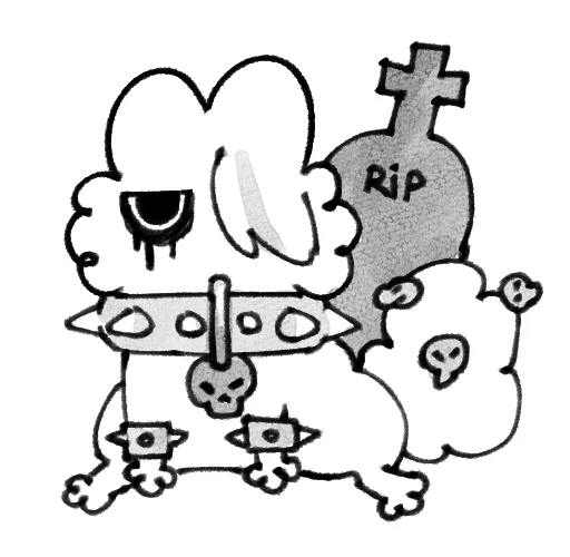 💀 Стикер «pipka» для Telegram