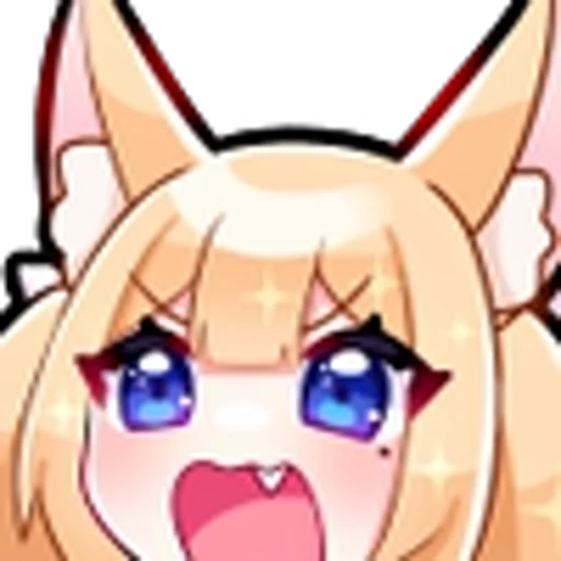 😡 Эмодзи «Kitsune Eve» для Telegram