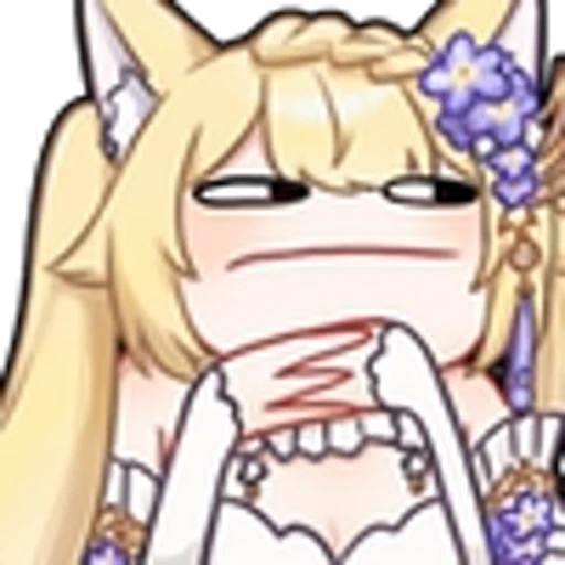 😐 Эмодзи «Kitsune Eve» для Telegram