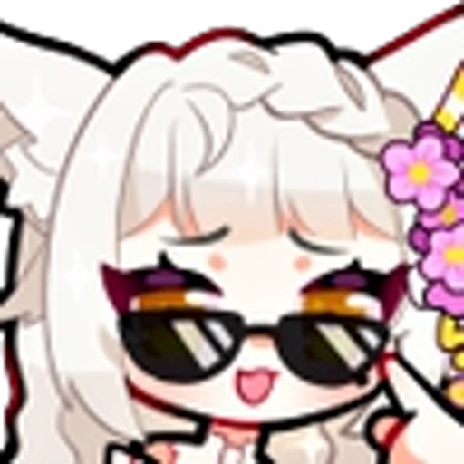 😎 Эмодзи «Kitsune Eve» для Telegram
