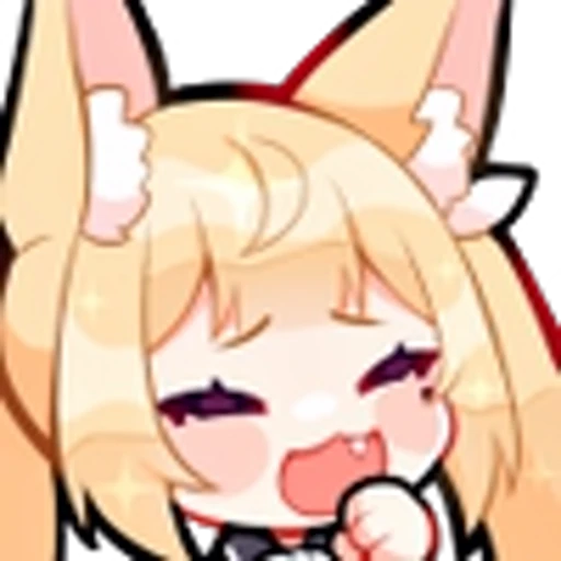 😂 Эмодзи «Kitsune Eve» для Telegram