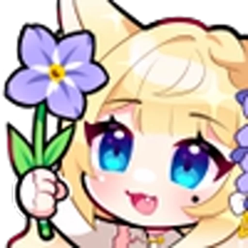 💐 Эмодзи «Kitsune Eve» для Telegram