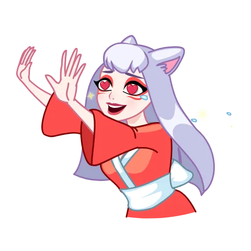 😍 Стикер «Kitsune» для Telegram