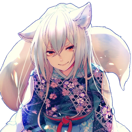 😌 Стикер «Кицунэ» для Telegram