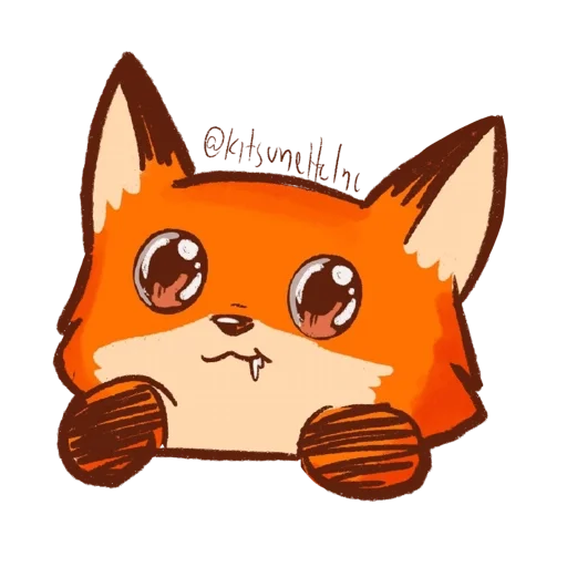 🥺 Стикер «Kitsunette Inc.» для Telegram