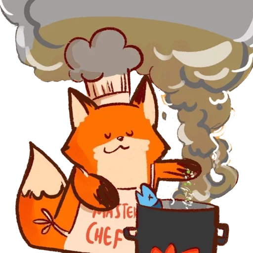 👨‍🍳 Стикер «Kitsunette Inc.» для Telegram