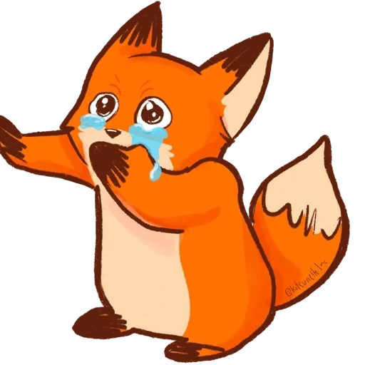 😥 Стикер «Kitsunette Inc.» для Telegram