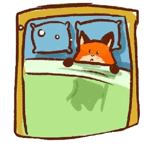 🛌 Стикер «Kitsunette Inc.» для Telegram