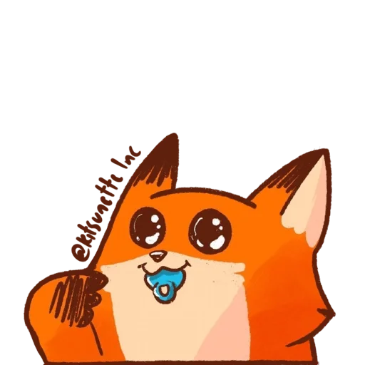🍼 Стикер «Kitsunette Inc.» для Telegram