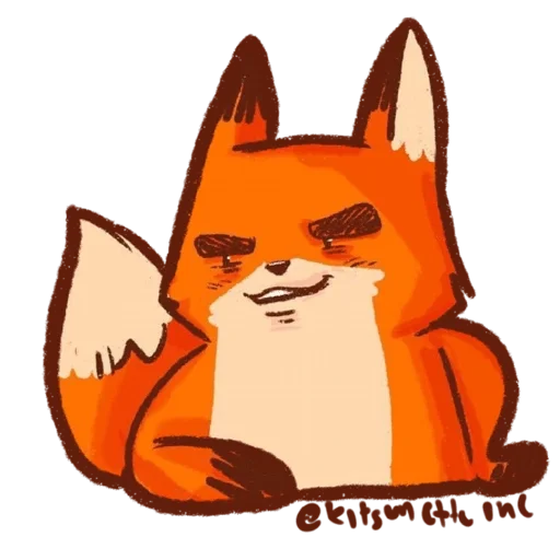😏 Стикер «Kitsunette Inc.» для Telegram
