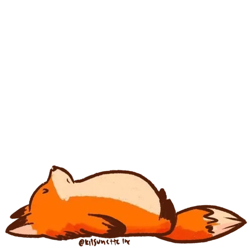 🛌 Стикер «Kitsunette Inc.» для Telegram