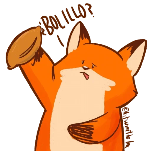 🥖 Стикер «Kitsunette Inc.» для Telegram