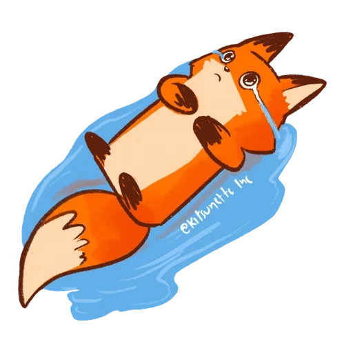 Стикерпак Kitsunette Inc. для Telegram