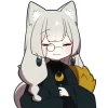 😏 Эмодзи «Очаровательная киса» для Telegram