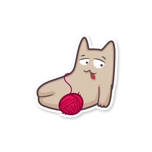 😊 Стикер «Gray Kitten» для Telegram
