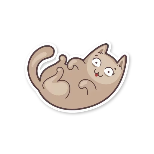 😀 Стикер «Gray Kitten» для Telegram