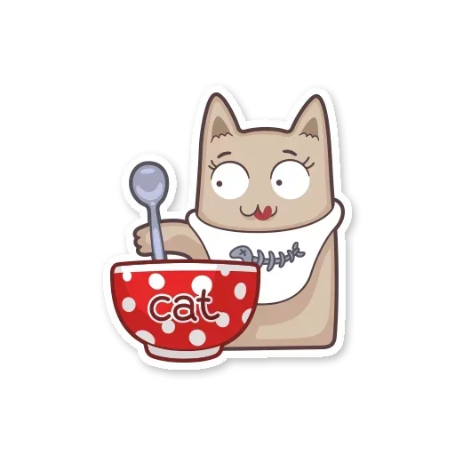 😀 Стикер «Gray Kitten» для Telegram