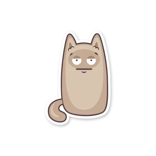 😀 Стикер «Gray Kitten» для Telegram