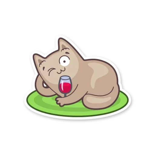 😃 Стикер «Gray Kitten» для Telegram
