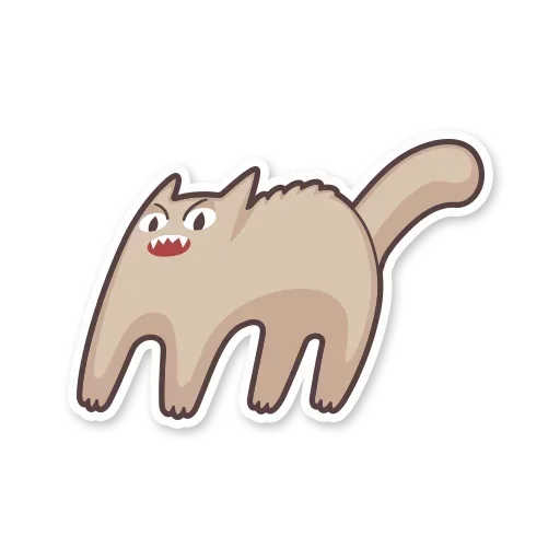 😊 Стикер «Gray Kitten» для Telegram