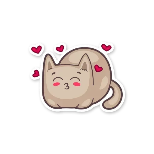 😍 Стикер «Gray Kitten» для Telegram