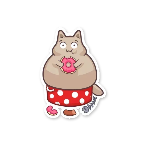 😃 Стикер «Gray Kitten» для Telegram