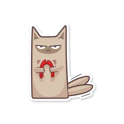 😣 Стикер «Gray Kitten» для Telegram