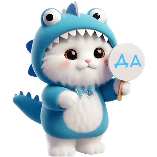 👍 Стикер «Динозаврики» для Telegram