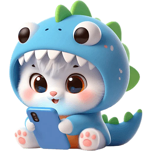 📱 Стикер «Динозаврики» для Telegram