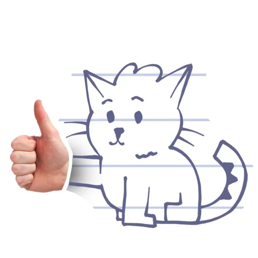 👍 Стикер «Каракуля» для Telegram