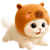 🏃‍♀ Эмодзи «Котик-капибара» для Telegram