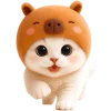 🐱 Эмодзи «Котик-капибара» для Telegram