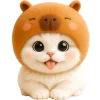 😛 Эмодзи «Котик-капибара» для Telegram
