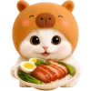 🍳 Эмодзи «Котик-капибара» для Telegram