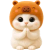 🙏 Эмодзи «Котик-капибара» для Telegram