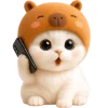 😲 Эмодзи «Котик-капибара» для Telegram