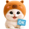 🆗 Эмодзи «Котик-капибара» для Telegram