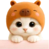🥹 Эмодзи «Котик-капибара» для Telegram