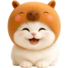 😅 Эмодзи «Котик-капибара» для Telegram