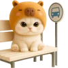 😏 Эмодзи «Котик-капибара» для Telegram