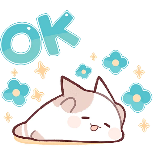 👌 Стикер «Котенок Неккоро 2» для Telegram