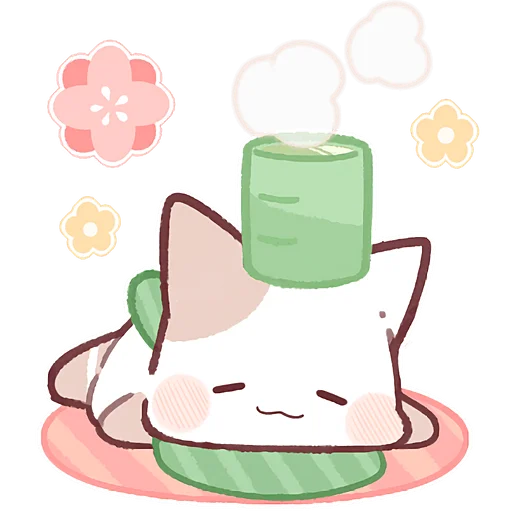 ☺️ Стикер «Котенок Неккоро 2» для Telegram