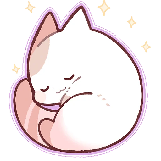 😌 Стикер «Котенок Неккоро 2» для Telegram