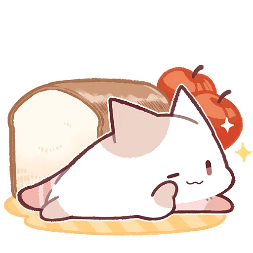 🍞 Стикер «Котенок Неккоро 2» для Telegram