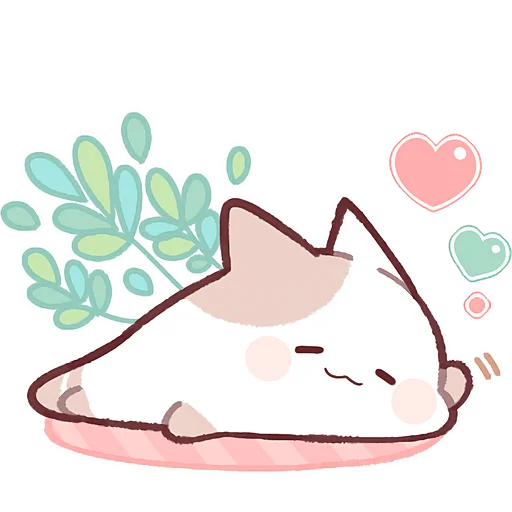 🥰 Стикер «Котенок Неккоро 2» для Telegram