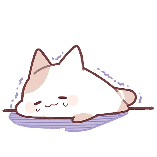 😪 Стикер «Котенок Неккоро 2» для Telegram