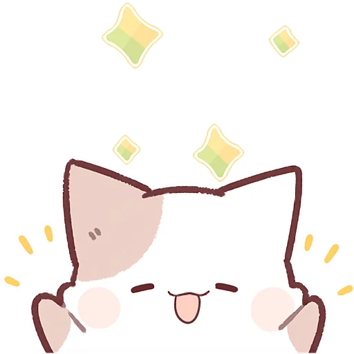 🤗 Стикер «Котенок Неккоро 2» для Telegram